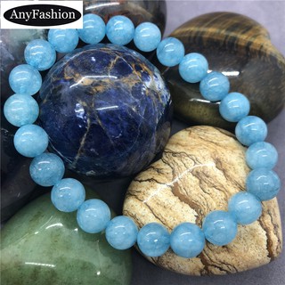 ✲ ❈ ❈ Vòng tay hạt đá Aquamarine tự nhiên Người yêu nữ Chọn Size Diy