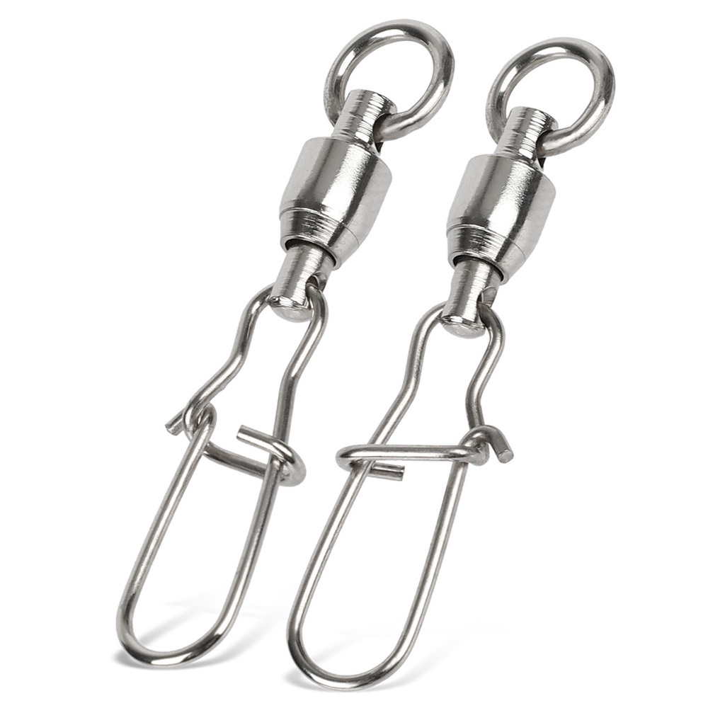 Set 10 Khớp Xoay Bằng Thép Chịu Lực Cao Dùng Trong Câu Cá