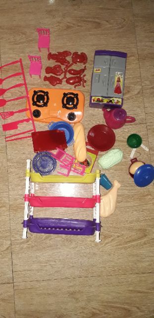 Sét bộ đồ chơi nhà bếp kệ chén Đồng sanh Việt Nam