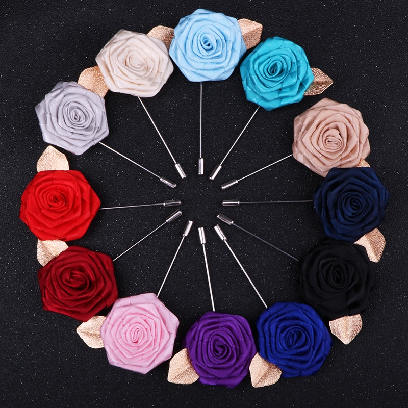 EFAN Ghim Cài Áo Hình Hoa Hồng Thời Trang Hàn Quốc Mới Cho Nam Nữ