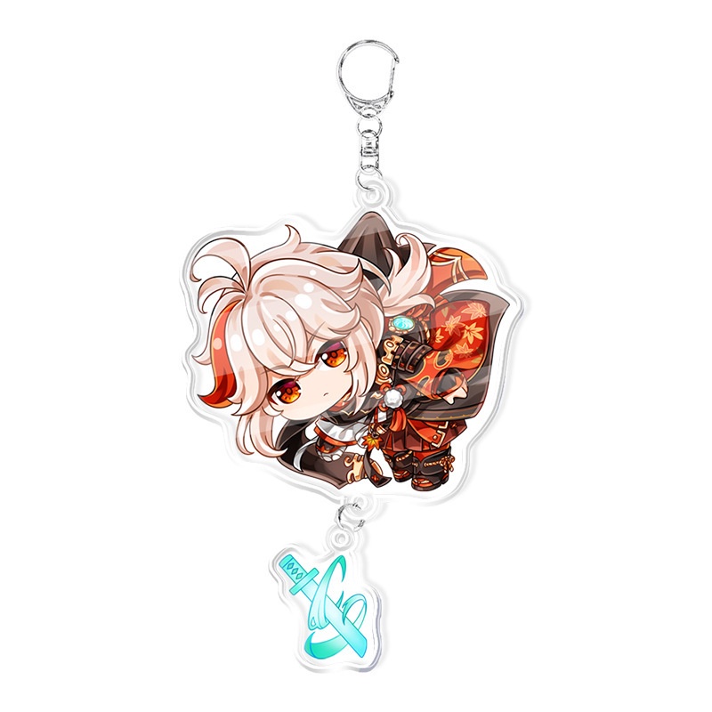 Móc Khóa acrylic Họa Tiết Hoạt Hình Hotaru Kaedehara Kazuha Raiden Shogun Yae Miko Zhongli