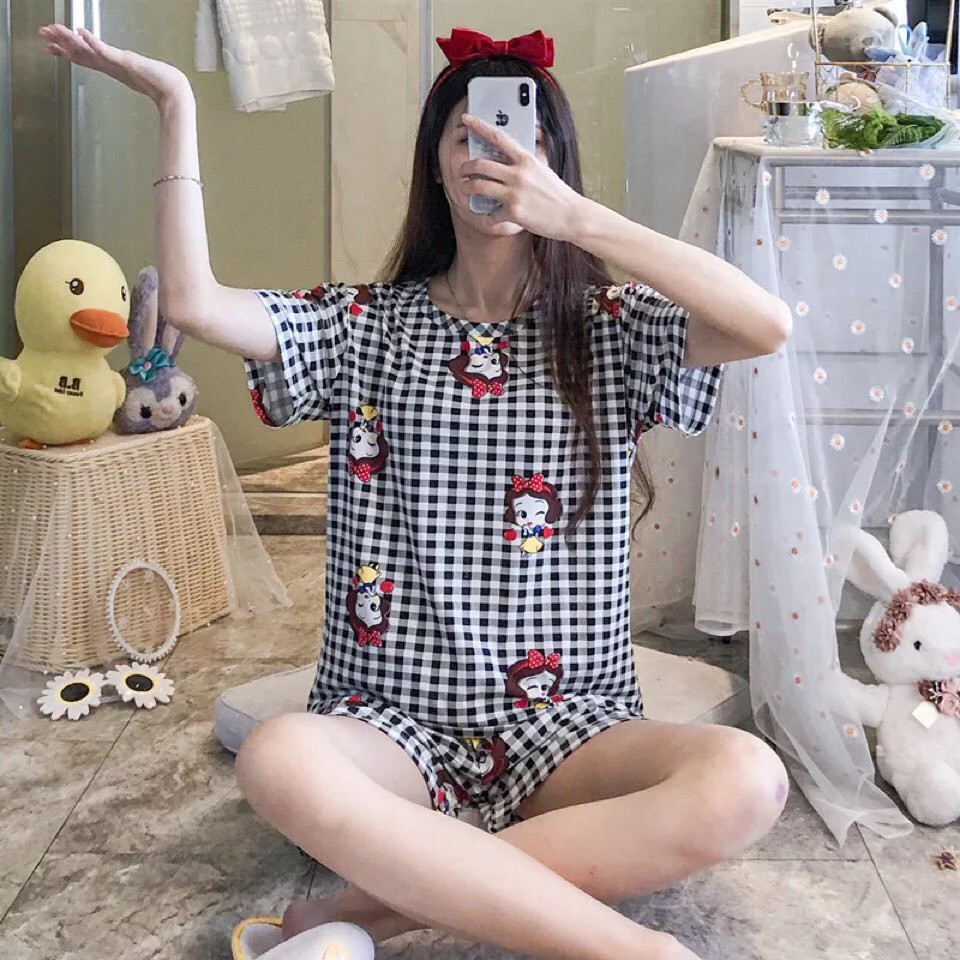 [Hàng QC Cao Cấp] Bộ Pijama Đùi Cotton Sữa Mềm Mịn Thấm Hút Mồ Hôi Full Size (38-75Kg)