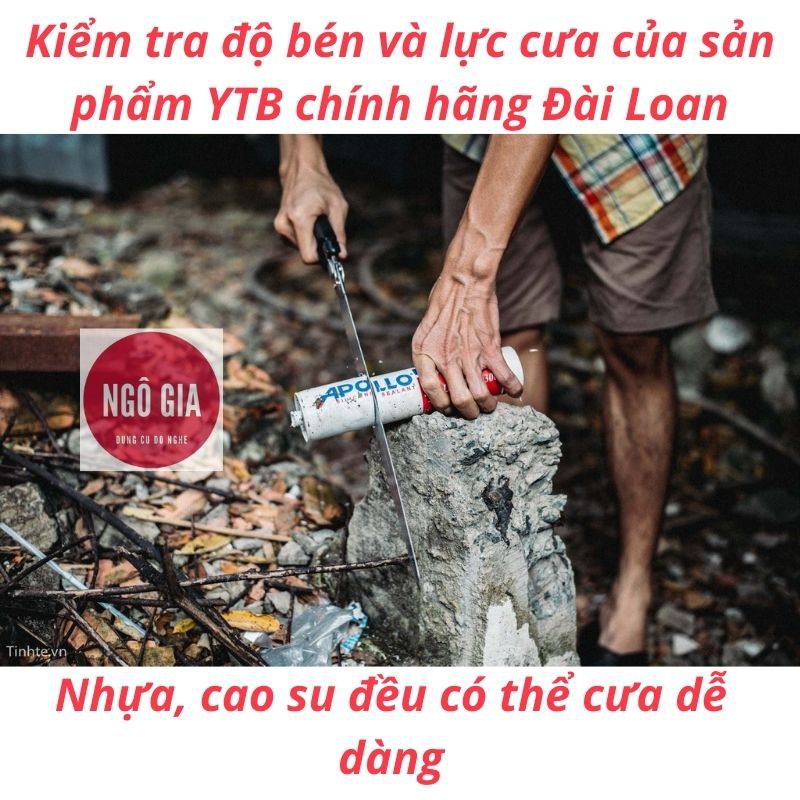 Cưa gỗ cầm tay YTB Đài Loan chính hãng - thép không gỉ cưa lực mạnh, rất bén cưa được nhựa cứng - Hàng mới về lại 2021