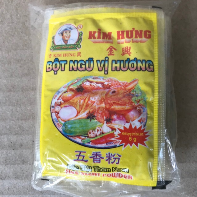 [10 Gói x5g] Bột Ngũ Vị Hương Kim Hưng