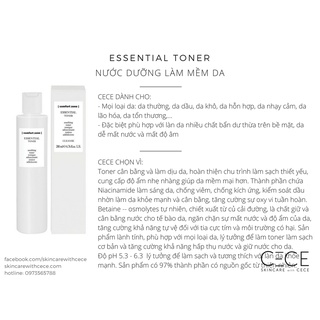 Nước hoa hồng làm mềm da [comfort zone] Essential Toner