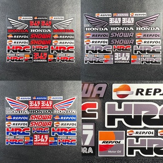 Phản quang xe máy motocross đề can phụ kiện trang trí chống thấm nước đa năng miếng dán cho xe honda hrc yoshimura repsol