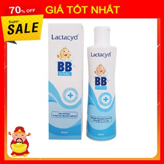[ GIÁ TỐT NHẤT ]  Sữa tắm Lactacyd BB rôm sẩy 250ml, nhẹ nhàng rửa sạch và bảo vệ da của bé, từ đó hỗ trợ phòng ngừa rôm