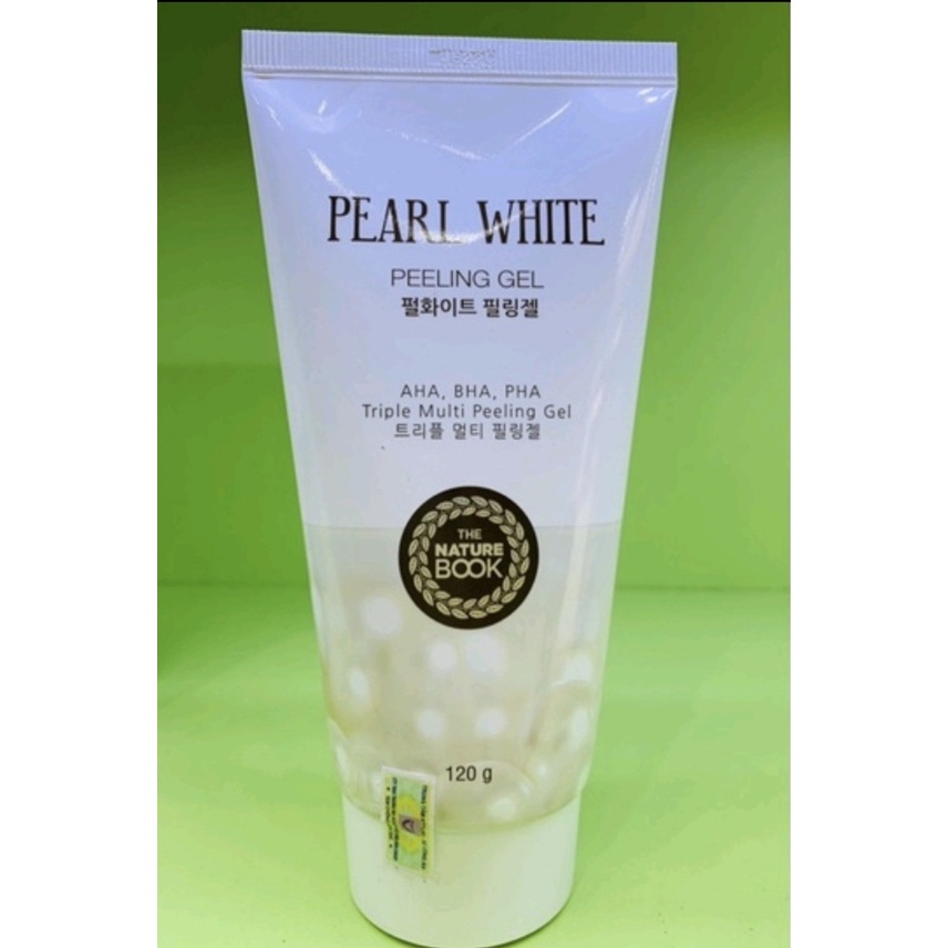 Tẩy Da Chết Dưỡng Trắng Ngọc Trai The Nature Book - Pearl White Peeling Gel 120gr,