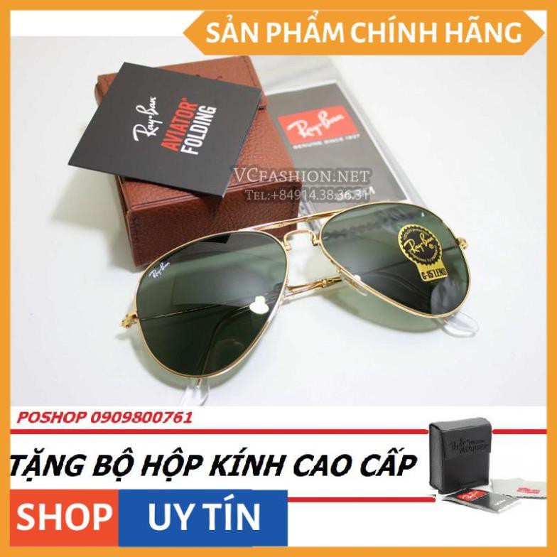 ❌FULLBOX HÃNG❌MẮT KÍNH NAM NỮ GẤP XẾP GỌN CAO CẤP TRÒNG THUỶ TINH XỊN GỌNG KIM LOẠI KIỂU PHI CÔNG