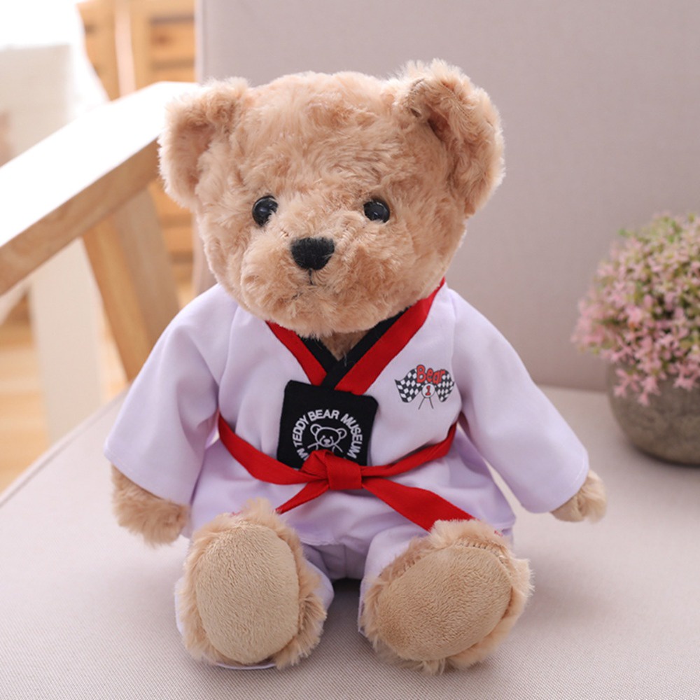 Gấu Nhồi Bông Taekwondo Dễ Thương Cho Bé