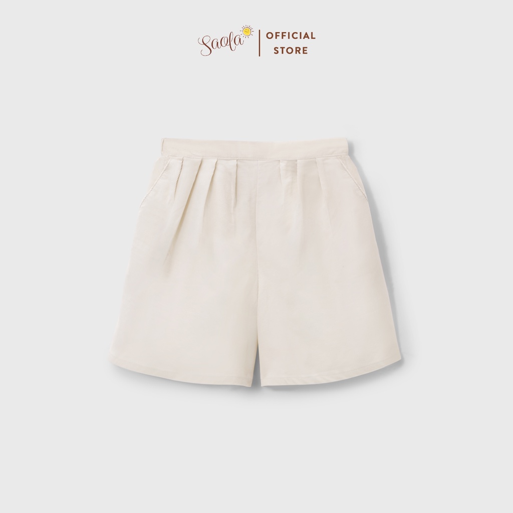 Quần Short Bé Gái Ống Rộng Giả Váy Hàn Quốc Chất Nhung Tăm Cao Cấp - JONNA SHORT PANTS - PCD003 &amp; PCD004 - SAOLA KIDS