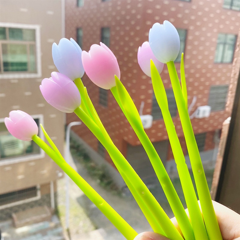Bút gel sáng tạo hoa Bút Gel Mực Đen Ngòi 0.5mm Thay Đổi Màu Sắc Cho Học Sinh Sẽ thay đổi màu sắc dưới ánh nắng mặt trời
