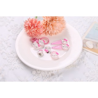 Bộ Trang Sức Hello Kitty Cho Bé 9 Món