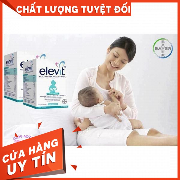 [MẪU MỚI] Elevit Sau Sinh Cho Mẹ 60 Viên, Elevit Bú, Elevit Breastfeeding