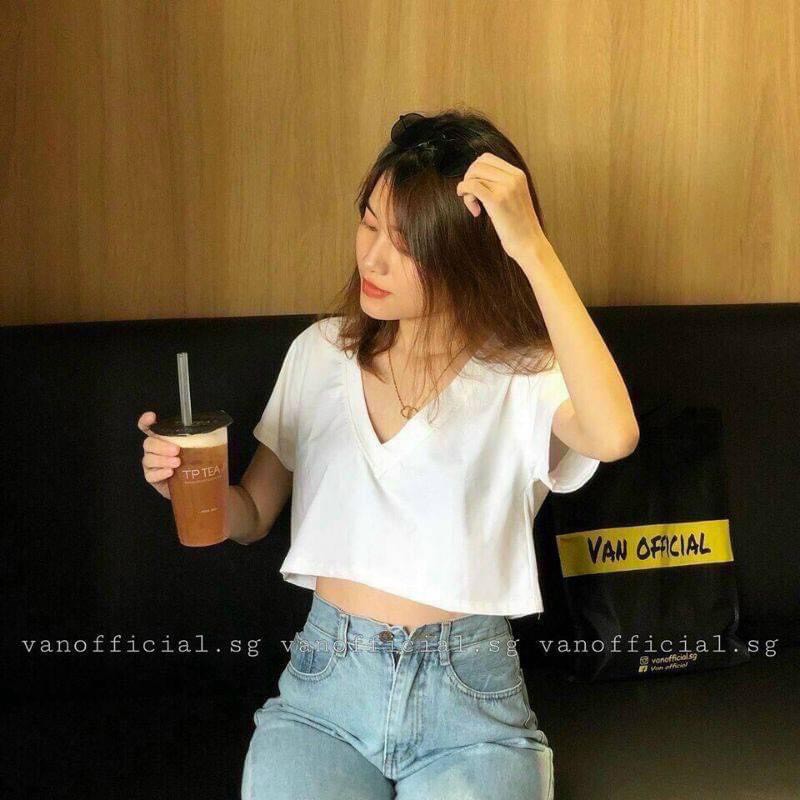 [RẺ VÔ ĐỊCH] Áo Croptop Nữ Tay Ngắn Dáng Ôm Ulzzang CAMA STORE M13