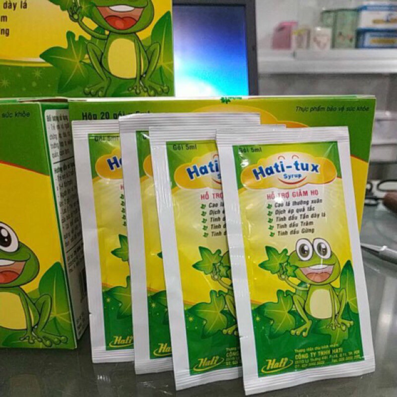 Siro Ho Hati - Tux Dạng Gói 5ml Tiện Dụng