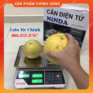 [ HÀNG TỐT NHẤT ] CÂN ĐIỆN TỬ TÍNH TIỀN NINDA SN968 30Kg/5gam. Màn hình hiển thị 2 mặt [ GỌI LÀ CÓ ] [ SẴN HÀNG ] mới nh