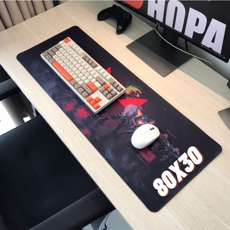 Lót Chuột - Pad Chuột - Mouse Pad - VALORANT 1 Gaming - Chống Nước - Size lớn (90x40 dày 4mm) (80x30 dày 3mm)