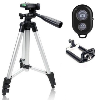 Gậy 3 chân tripod 3110 tặng remote bluetooth chụp ảnh siêu tiện lợi