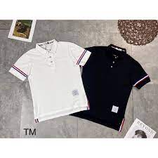 áo thun polo thom browne ,form rộng oversize nam nữ unisex