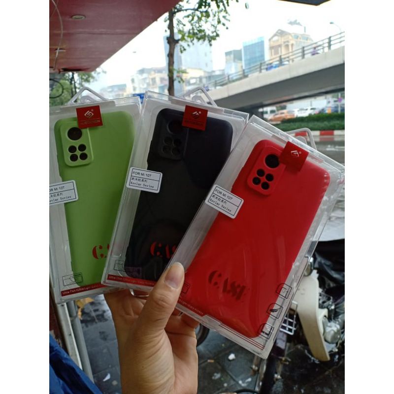 Ốp lưng KST dẻo màu cho Xiaomi Mi 10T, Mi 10T Pro 5G silicon chống bám bẩn có lót nỉ siêu đẹp