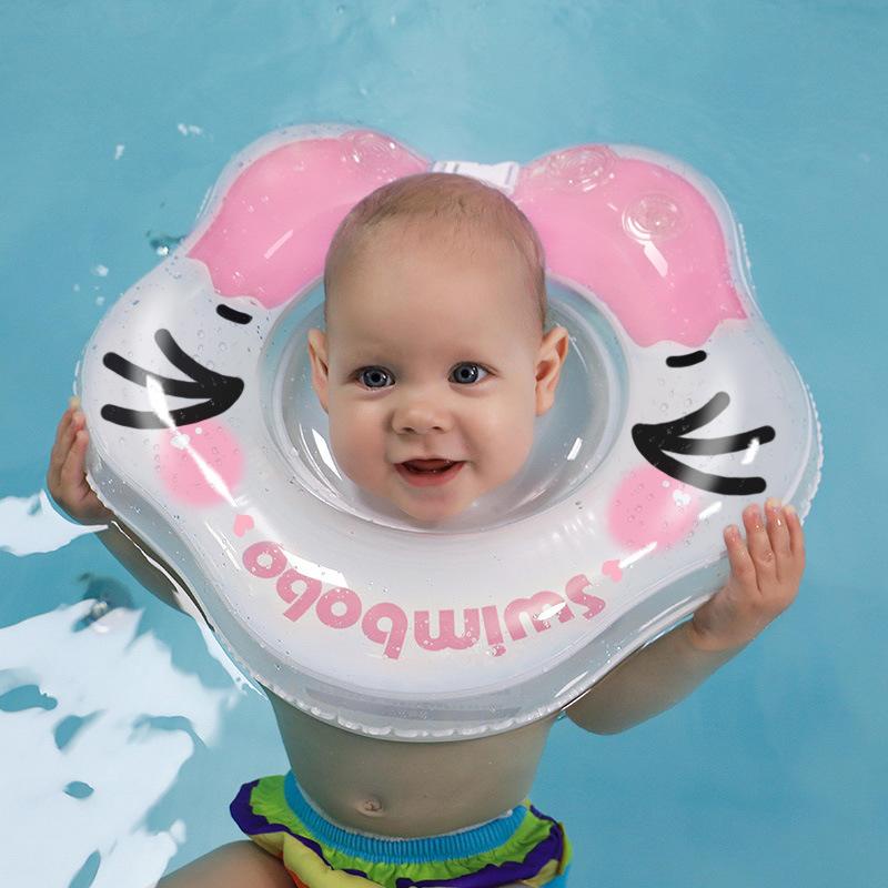 Phao cổ cho bé Swim Bobo | Thiết kế mềm mại, đàn hồi tạm cảm giác thoải mái cho bé khi bơi