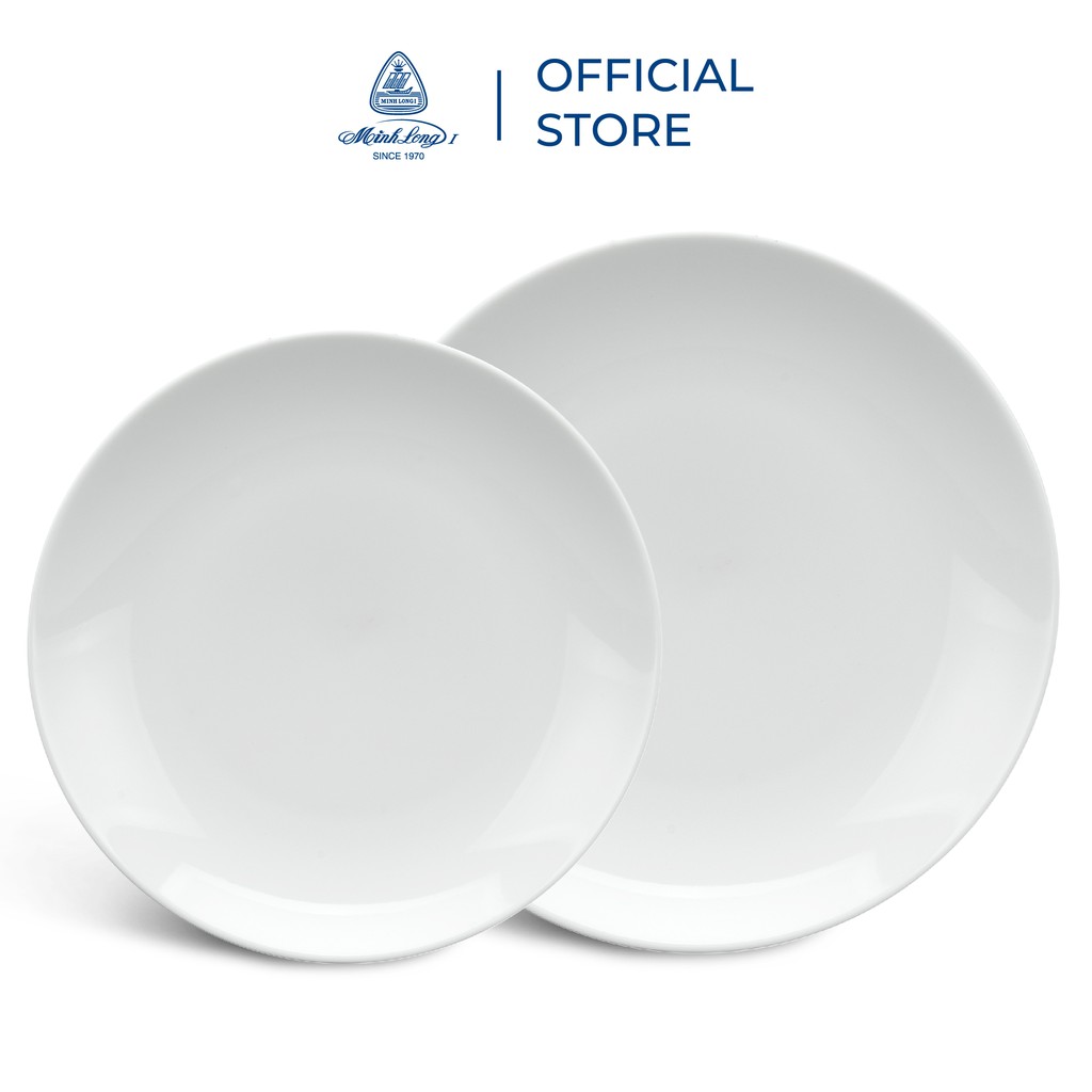 Bộ Chén Dĩa Sứ Minh Long 24 Sản Phẩm - Daisy - Trắng