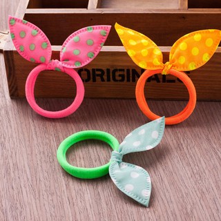 Set 10 dây cột tóc nơ chấm bi xinh xắn