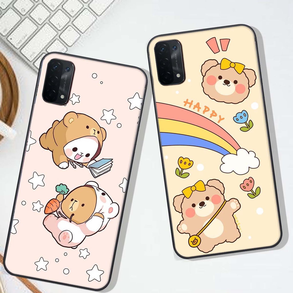 Ốp lưng Oppo A74 in hình Gấu xinh xắn, Bò sữa đáng yêu,  ĐẸP -  RẺ - XINH - ĐỘC ĐÁO