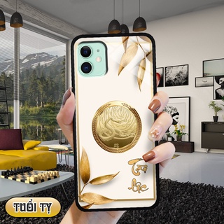 Ốp lưng kính 3D 12 con giáp - iphone 11