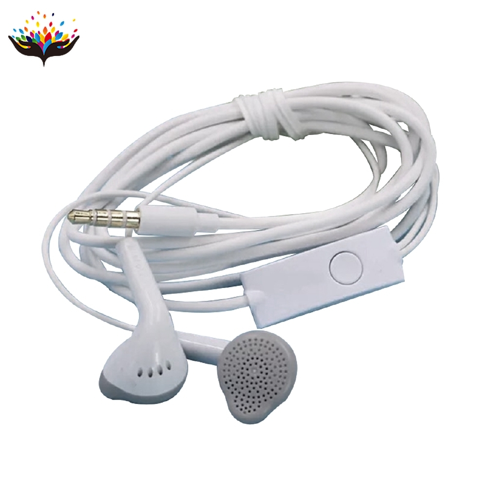 Tai Nghe Thể Thao Màu Trắng Cổ Điển Tích Hợp Micro Dành Cho Samsung