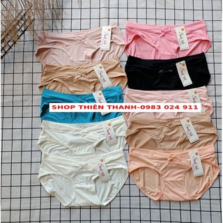 Combo 3 quần lót bầu cạp chéo thun lạnh co giãn