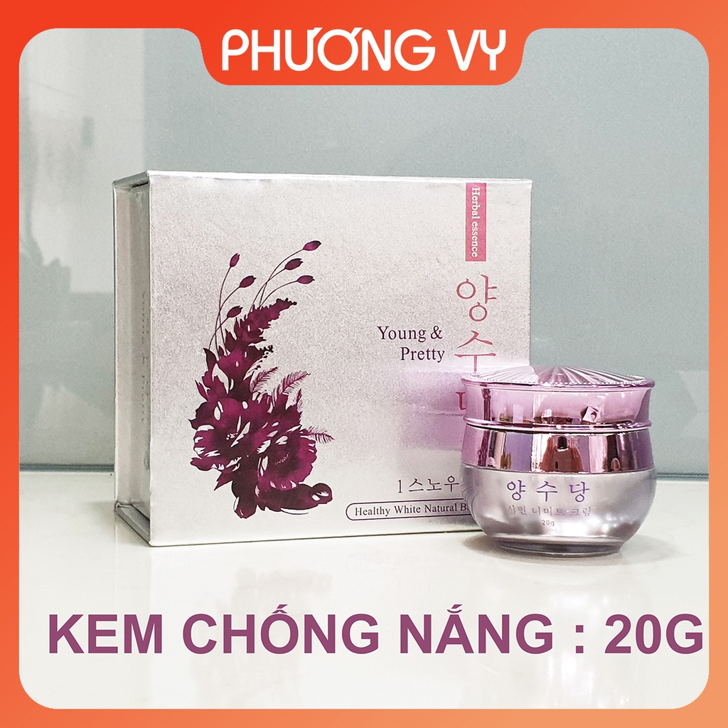 Kem chống nắng Young Pretty Hàn Quốc, giúp chống nắng và dưỡng ẩm cho da từ Hàn Quốc, Mỹ phẩm Young Pretty.