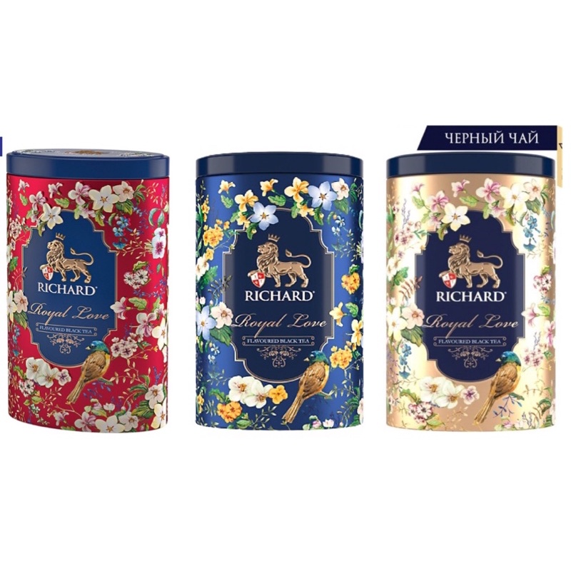 TRÀ ĐEN RICHARD ROYAL LOVE NGA HỘP THIẾC 80G