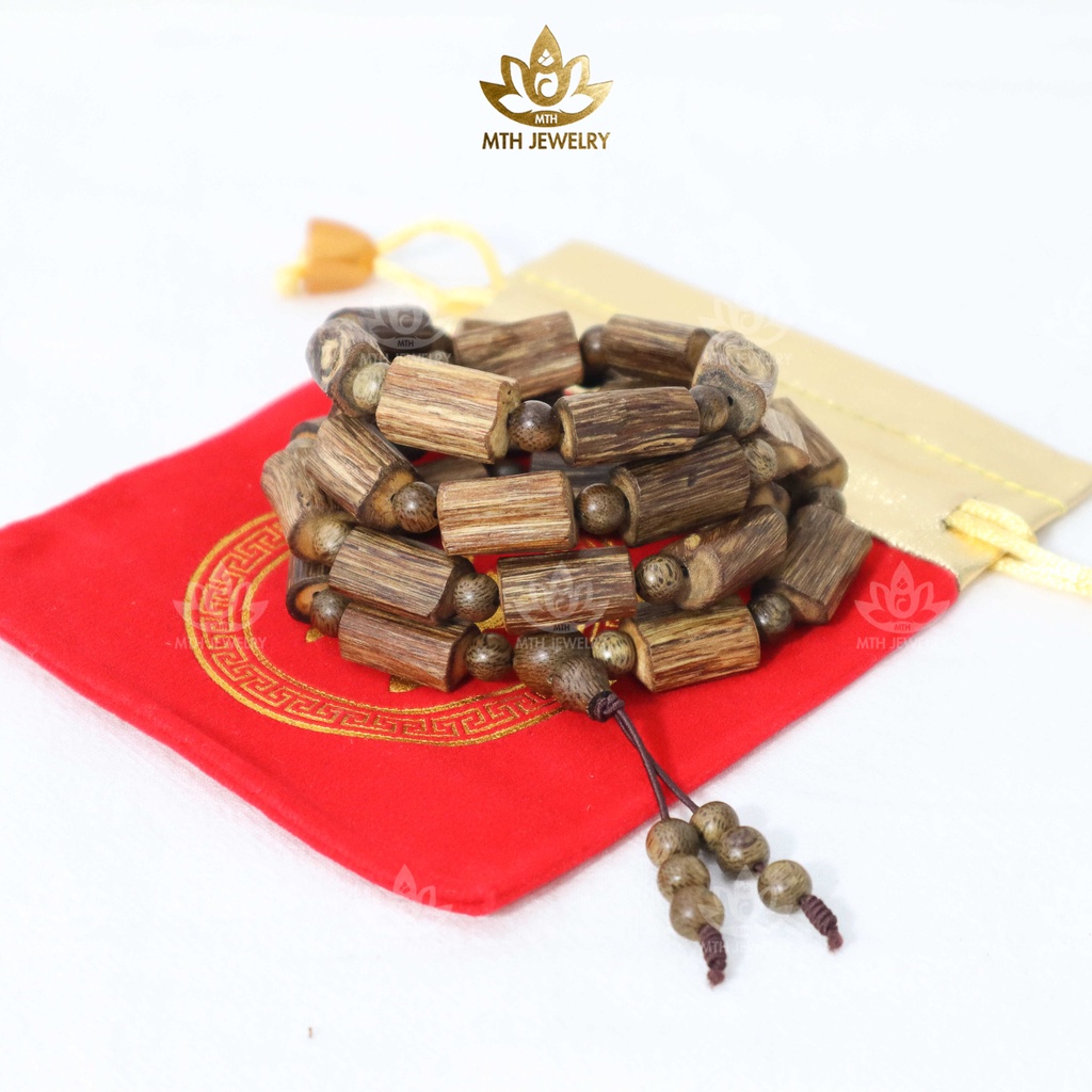 Vòng Tay &amp; Vòng Cổ MTH JEWELRY Trầm Tốc Sánh Cành Tự Nhiên 8/10/12/14mm Trầm Việt | Mộc Trầm Hương