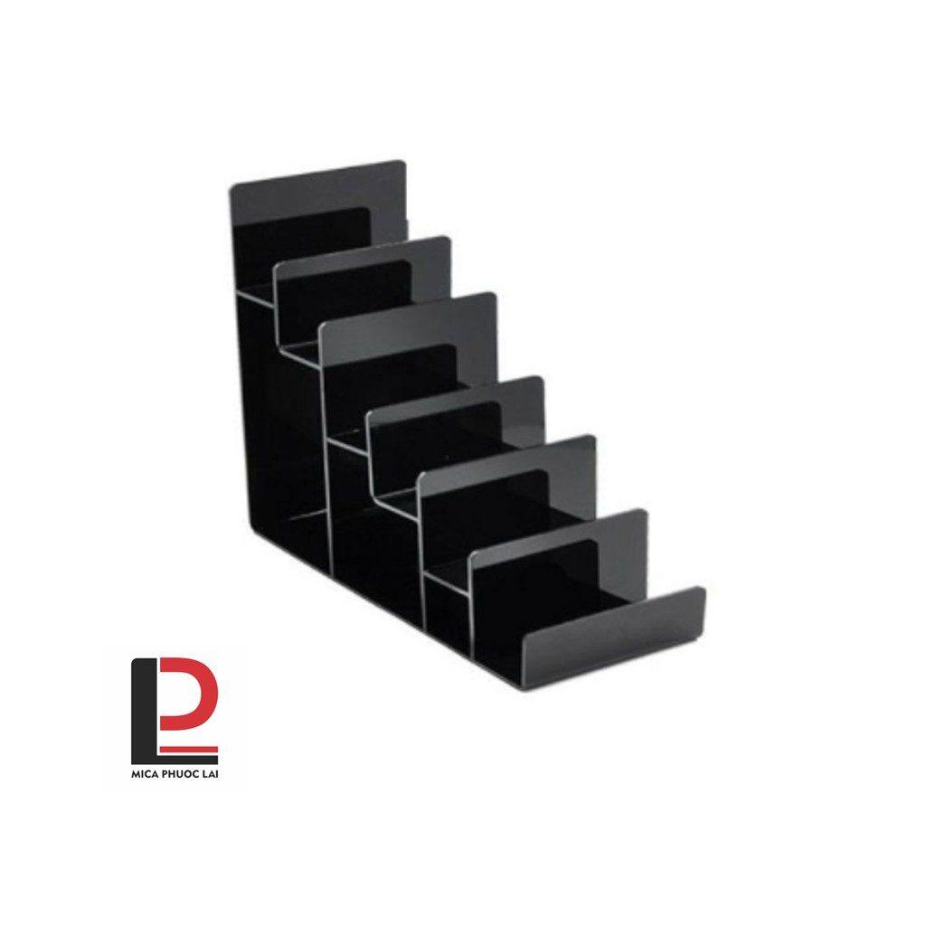 Kệ mica nhiều tầng trưng bày sản phẩm, Giá đỡ bậc thang acrylic cao cấp