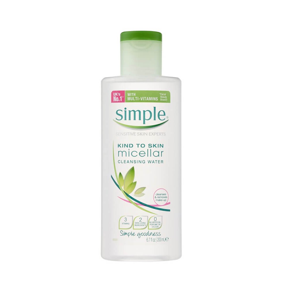 Nước tẩy trang Simple Kind to Skin Micellar Cleansing Water