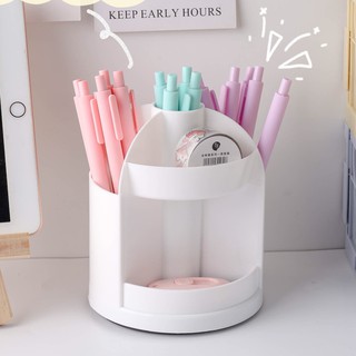 Ống cắm bút đa năng 2 tầng xoay 360 độ cực xinh (Có ảnh thật)