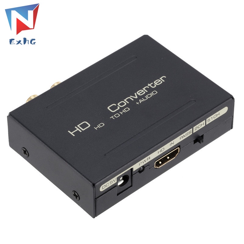 Bộ Tách Âm Thanh Tương Thích Với HDMI Sang HDMI Optical SPDIF RCA HD