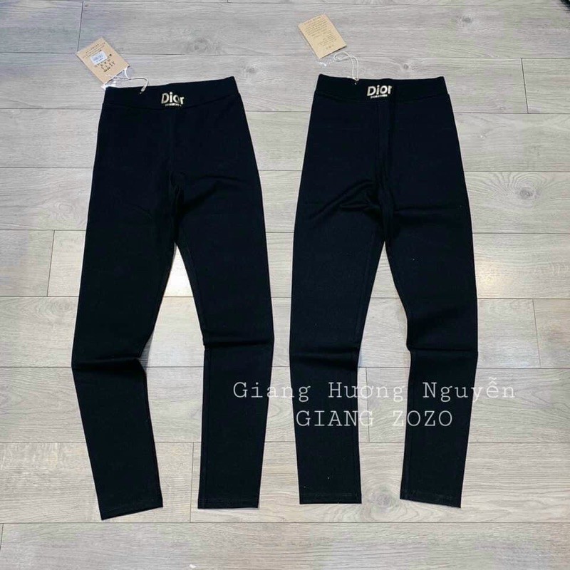 [GIÁ SỈ]Quần legging cạp chữ, chất Umi co giãn 4 chiều, form chuẩn tôn dáng