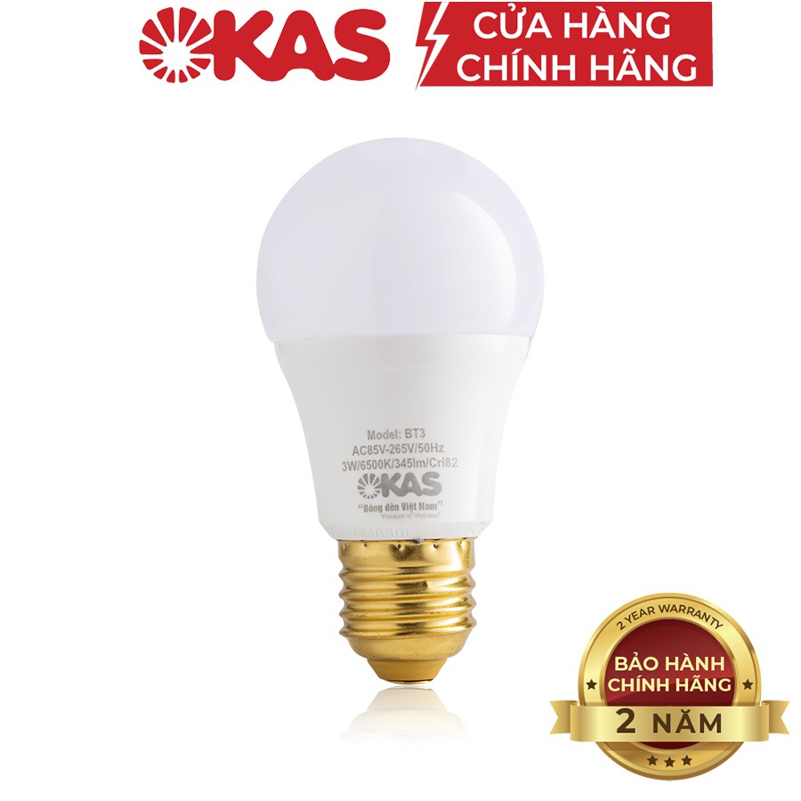 Bóng đèn LED BT OKAS 3W-20W ánh sáng trắng