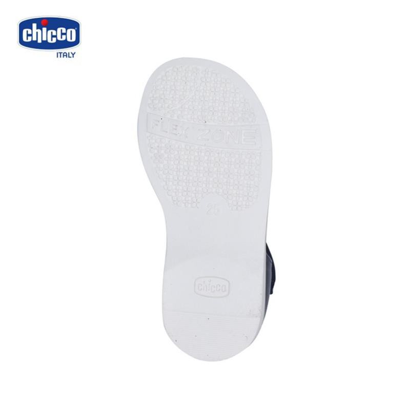 Sandal mát-xa chân bé đính nơ Chicco - Xanh Navy