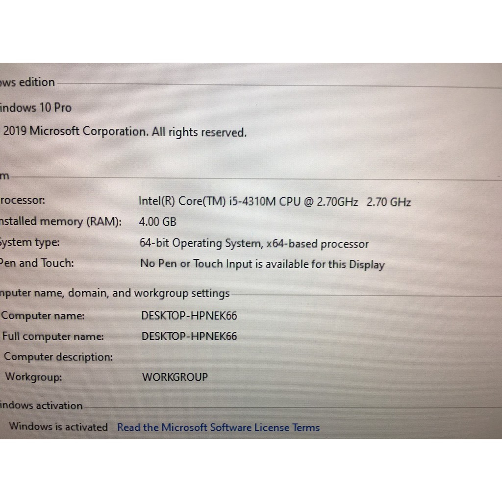 LAPTOP XÁCH TAY NHẬT, TOSHIBA B654, CORE I5/ THẾ HỆ 4/ RAM 4G/ HDD 500G, MÀN 15.6INCH FULL HD 1080 | BigBuy360 - bigbuy360.vn