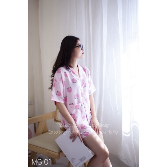 Đồ Bộ Mặc Nhà Nữ - Đồ Ngủ Pijama Nữ Lụa Đũi Nhập Hàng Thiết Kế Cao Cấp Chất Vải Mềm Mướt Siêu Thoáng Mát Mặc Ở Nhà | BigBuy360 - bigbuy360.vn