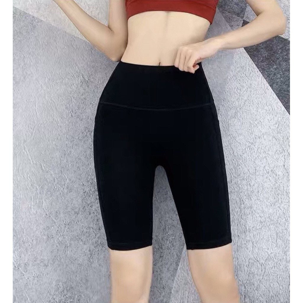 Quần Legging ⚡️ XẢ SẬP SÀN ⚡️ Quan tập gym Lửng, Dài Nữ Nâng Mông Cạp Cao Siêu Hot Co Giãn Big Size Đến 60kg kèm túi zip