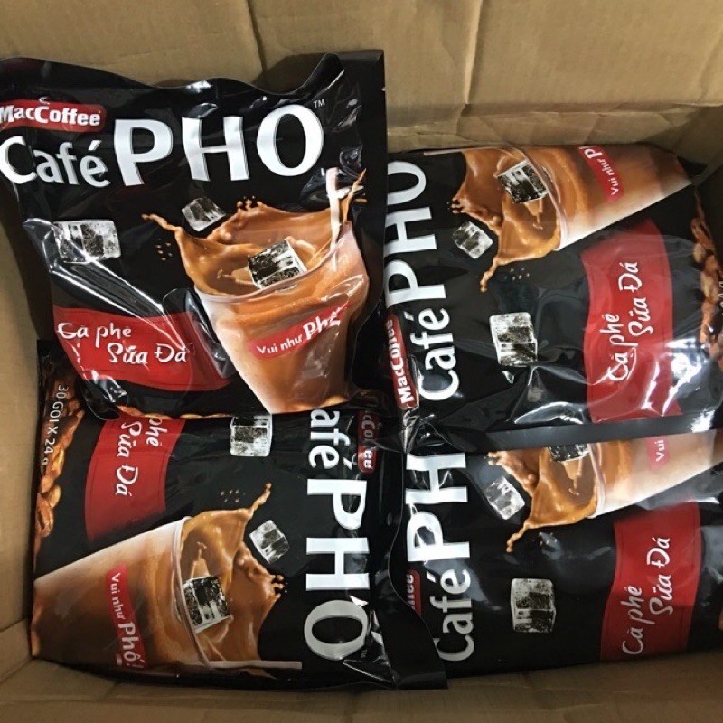 Cà Phê Sữa Đá Café Phố Maccoffee (Bịch 30 Gói x 24g) | BigBuy360 - bigbuy360.vn