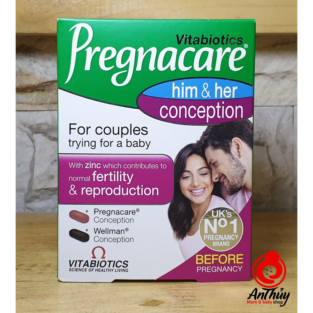 Viên Uống Pregnacare Him & Her Conception Chính Hãng Của Anh