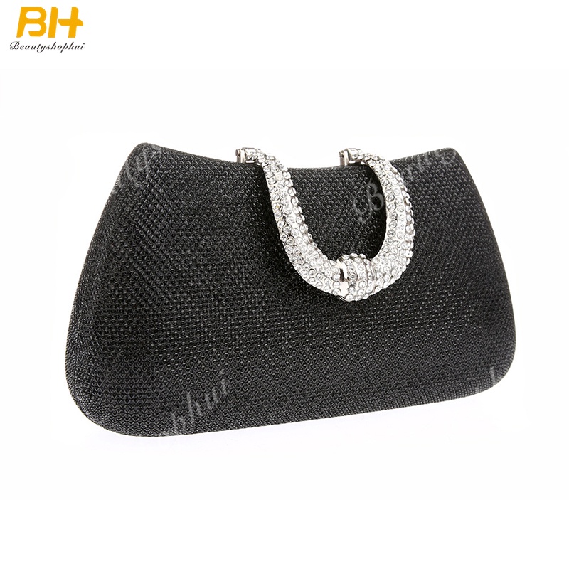 Ví Cầm Tay Đính Kim Sa Lấp Lánh Thời Trang Dành Cho Nữ