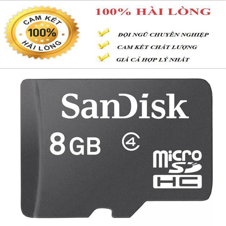 Tặng đầu đọc thẻ - thẻ nhớ 8gb chuyên dùng cho loa nghe nhạc