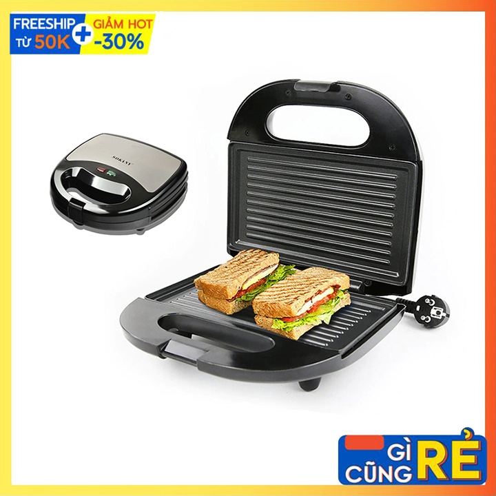 Máy kẹp nướng bánh mỳ Sandwich 3 TRONG 1 SOKANY